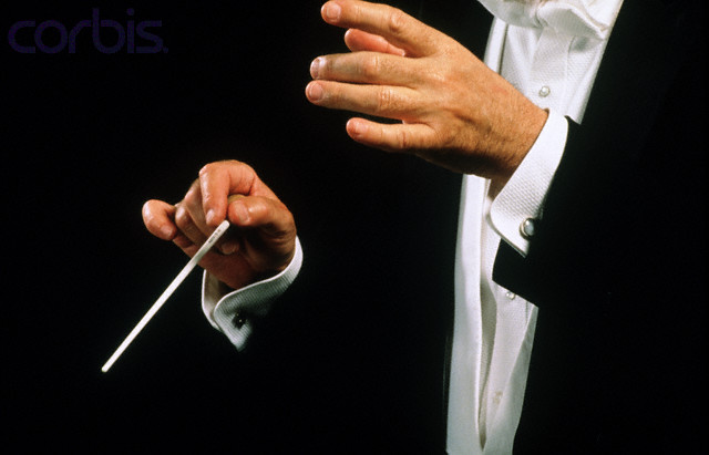 Conductor Leading the Music